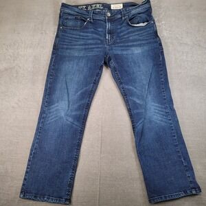 TK AXEL Mens Slim Boot Jeans Dark Wash‎ Actual Size 36 x 28 Denim Pants